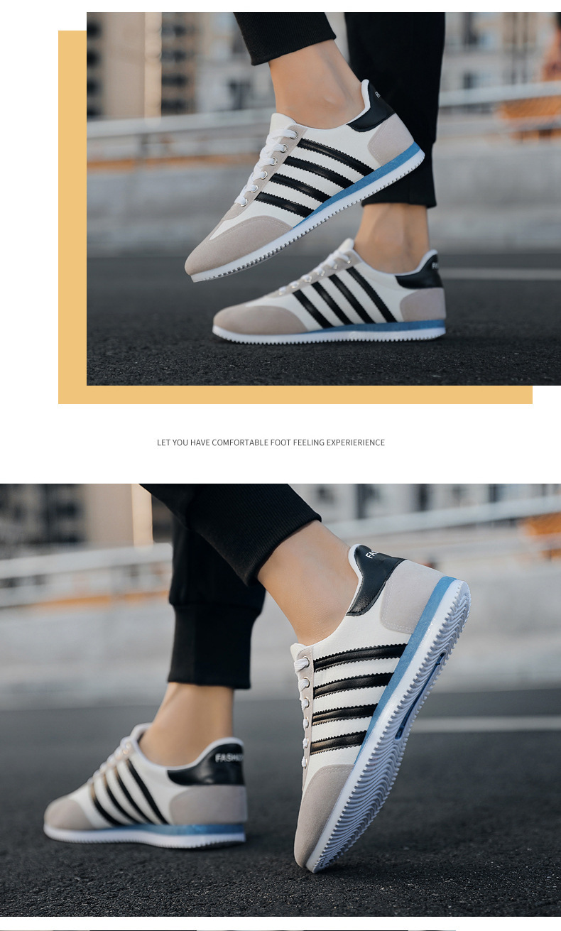 Men's casual shoes 2023 new fashion Korean version of breathable shoes cross-border wholesale fashion men's shoes